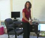 how to exercise at the office squats