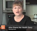 osteoporosis diagnosis alices story