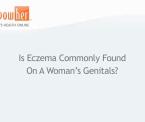 is eczema commonly found on a womans genitals