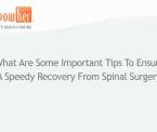 how women should care for themselves after spinal surgery