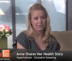how women can talk about hyperhidrosis with the doctor annes story