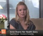how botox controls sweating annes story