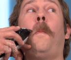 shaving the mustache to fight allergies