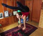 advanced contortion moves lever