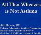why not all wheezing means asthma