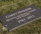 coreys warning headstone