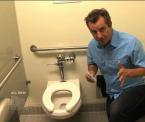 how to get out of public bathrooms germ free