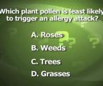 almost allergy free plant pollen quiz