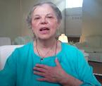 joan witkowski demonstrates breathing techniques