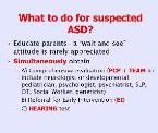 autism asd what to do if suspected