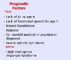 autism prognostic factors